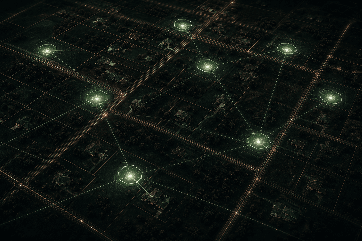 Tokenized property parcels with onchain collateral mapping